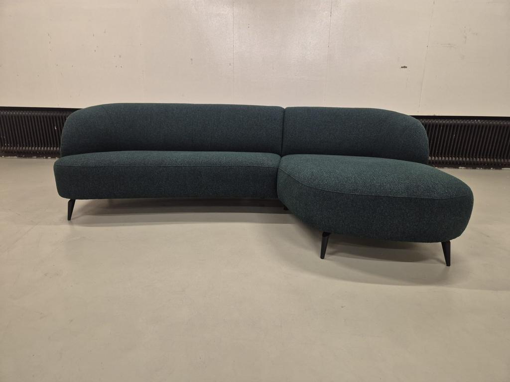 SHOWROOM OUTLET - Montel Snake - Hoekbank - Groen -Organisch, Laan der Techniek 21, Veenendaal, 250 tot 300 cm, Nieuw, Ophalen of Verzenden