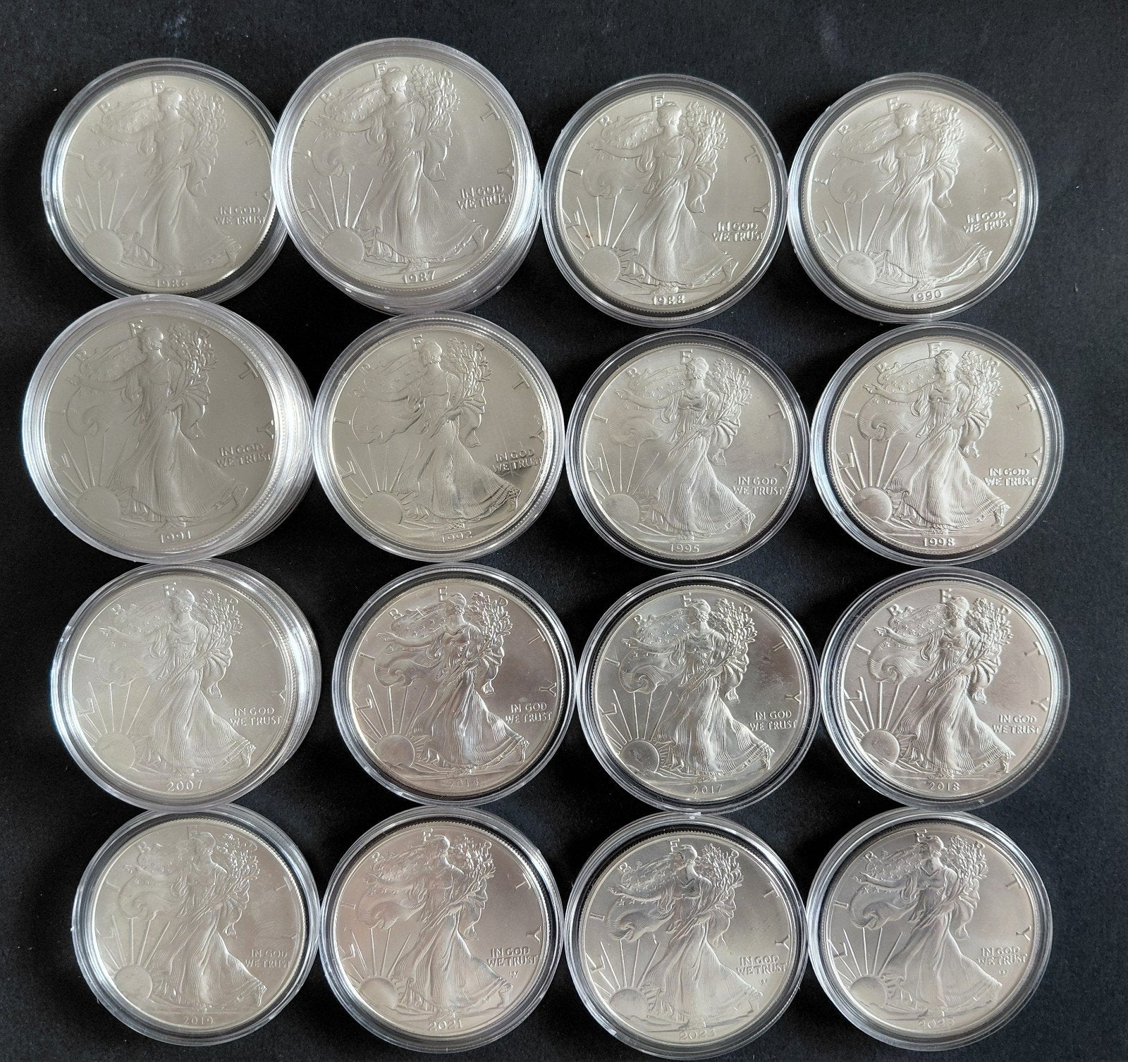 American Eagles 1 oz 999 - Diverse jaargangen vanaf €68,-, Verzenden, Zilver
