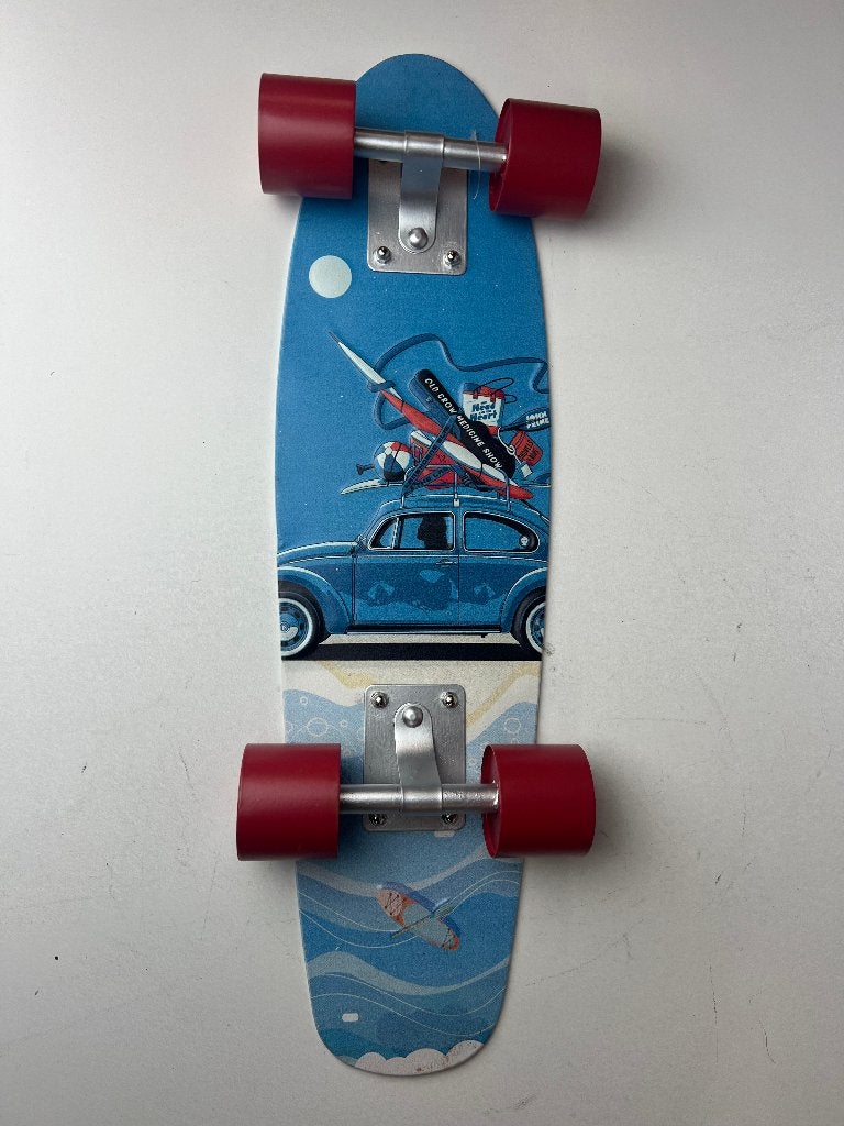 Wandbord “skatebord” met Volkswagen kever afbeelding, Ophalen of Verzenden, Nieuw, Auto's