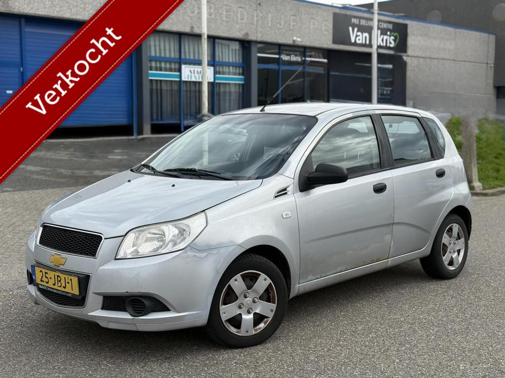 Chevrolet Aveo 1.2 16V L Trekhaak Elekpakket NL Auto, Auto's, Voorwielaandrijving, 1005 kg, Aveo, 4 cilinders