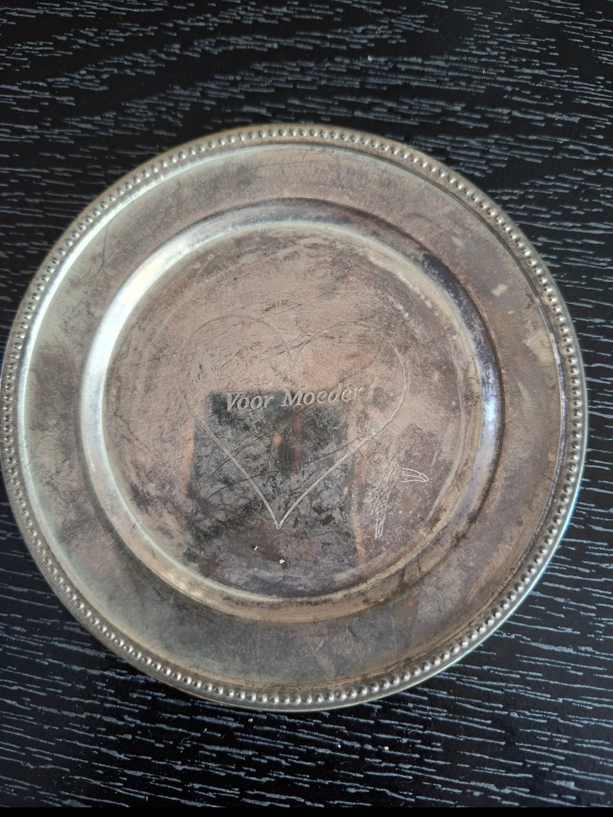 Vintage bordje, Antiek en Kunst, Ophalen of Verzenden