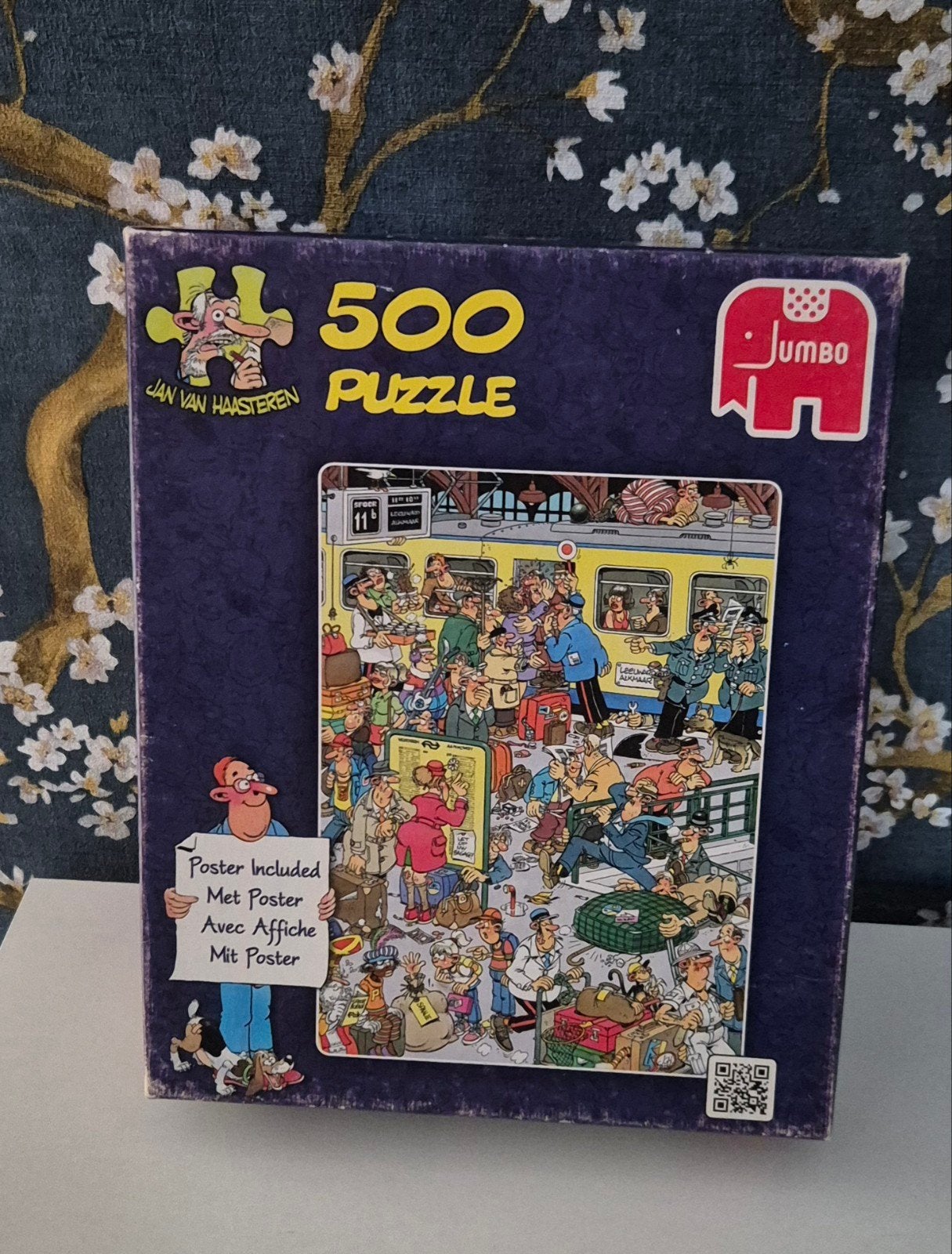 Jan van Haasteren 500 stukjes puzzel - Platform Pandemonium, Ophalen of Verzenden, 500 t/m 1500 stukjes, Gebruikt, Legpuzzel