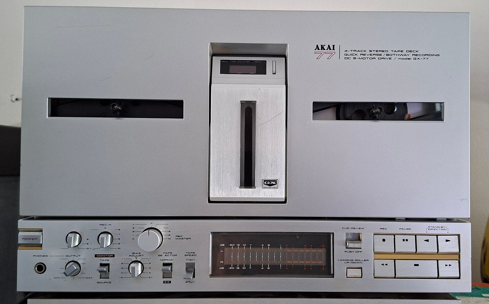 Akai GX-77 4-track stereo bandrecorder, Ophalen of Verzenden, Bandrecorder