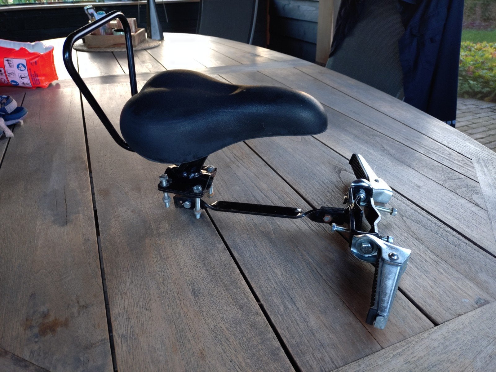 Zadel op stang model 2, Ophalen of Verzenden, Gebruikt