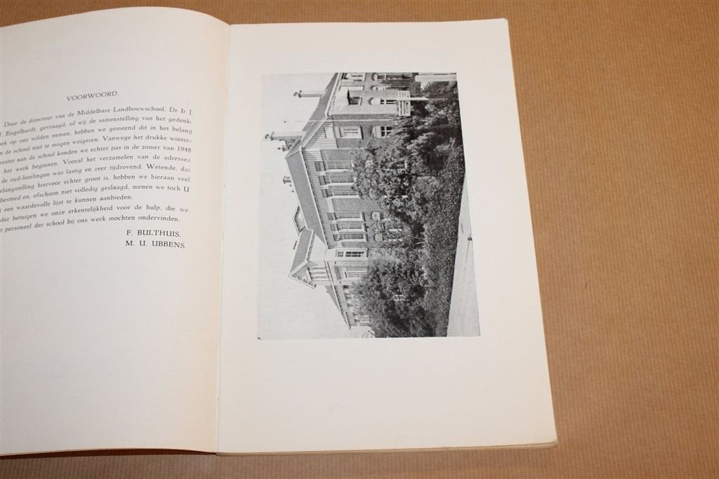 Landbouwschool Groningen — Gedenkboek 1912-1947, Ophalen of Verzenden, Gelezen