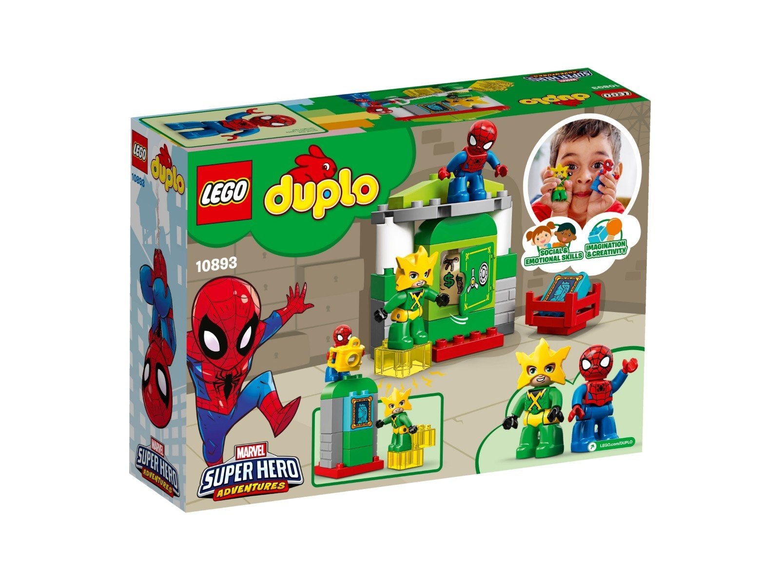LEGO Duplo Spider-Man vs Electro 10893, Ophalen of Verzenden, Zo goed als nieuw, Overige merken
