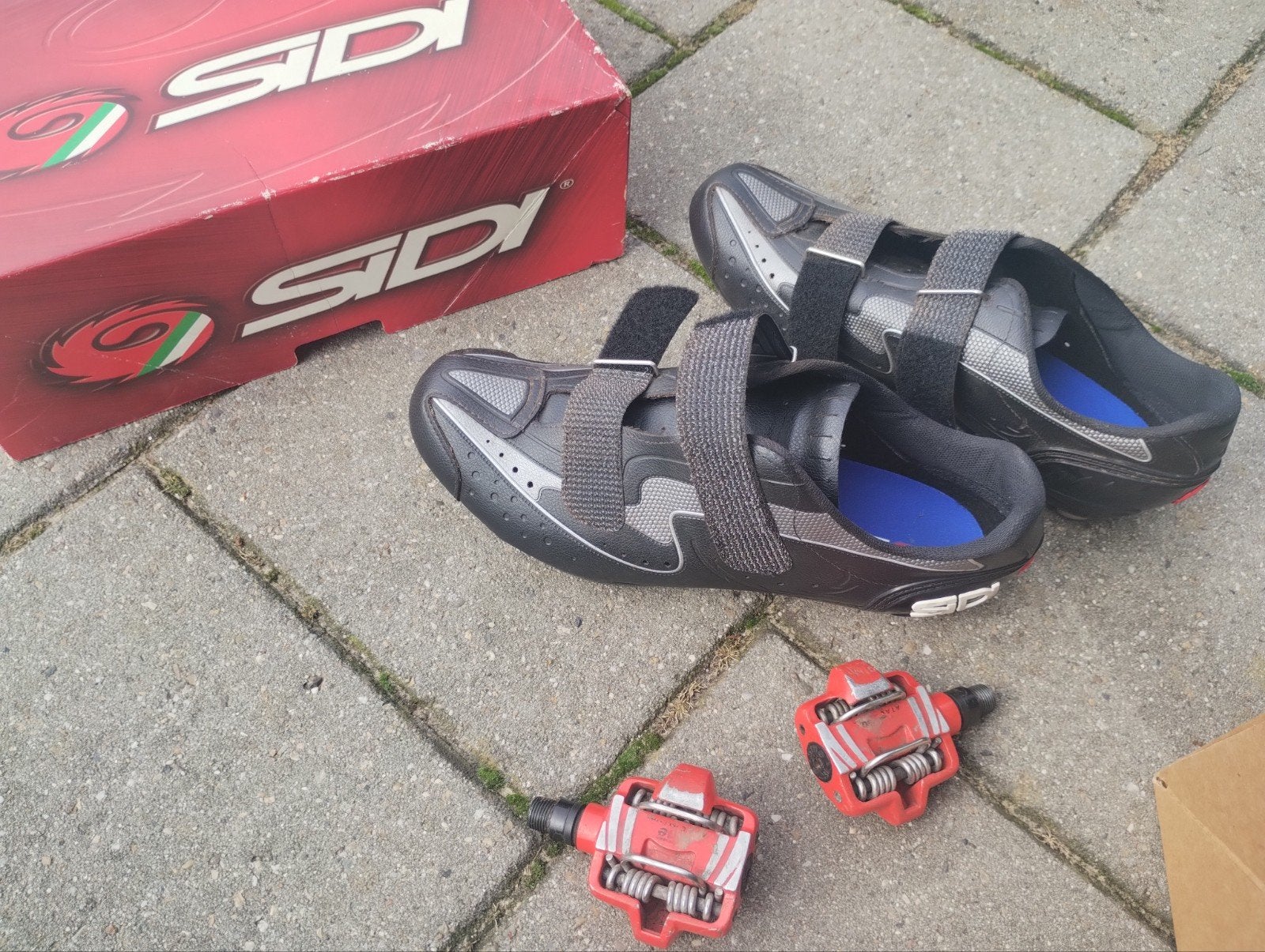 Sidi fietsschoenen met klikkers - Maat 46, Ophalen of Verzenden, Zo goed als nieuw