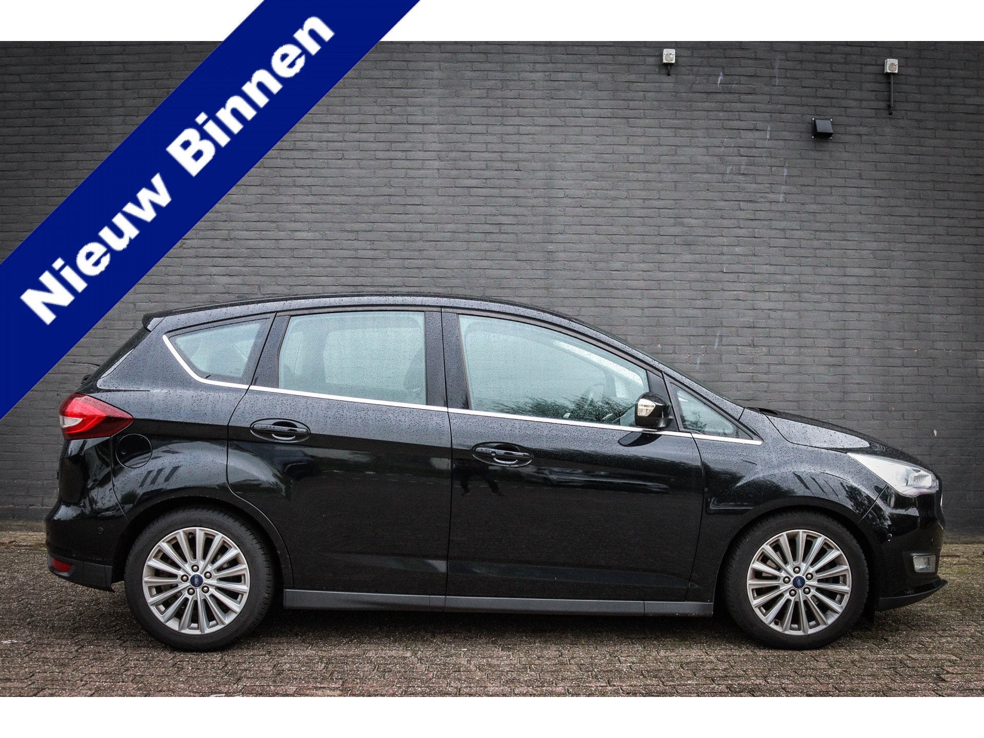 Ford C-MAX 1.5 Titanium (bj 2016, automaat), 4 cilinders, 150 pk, Zwart, Origineel Nederlands