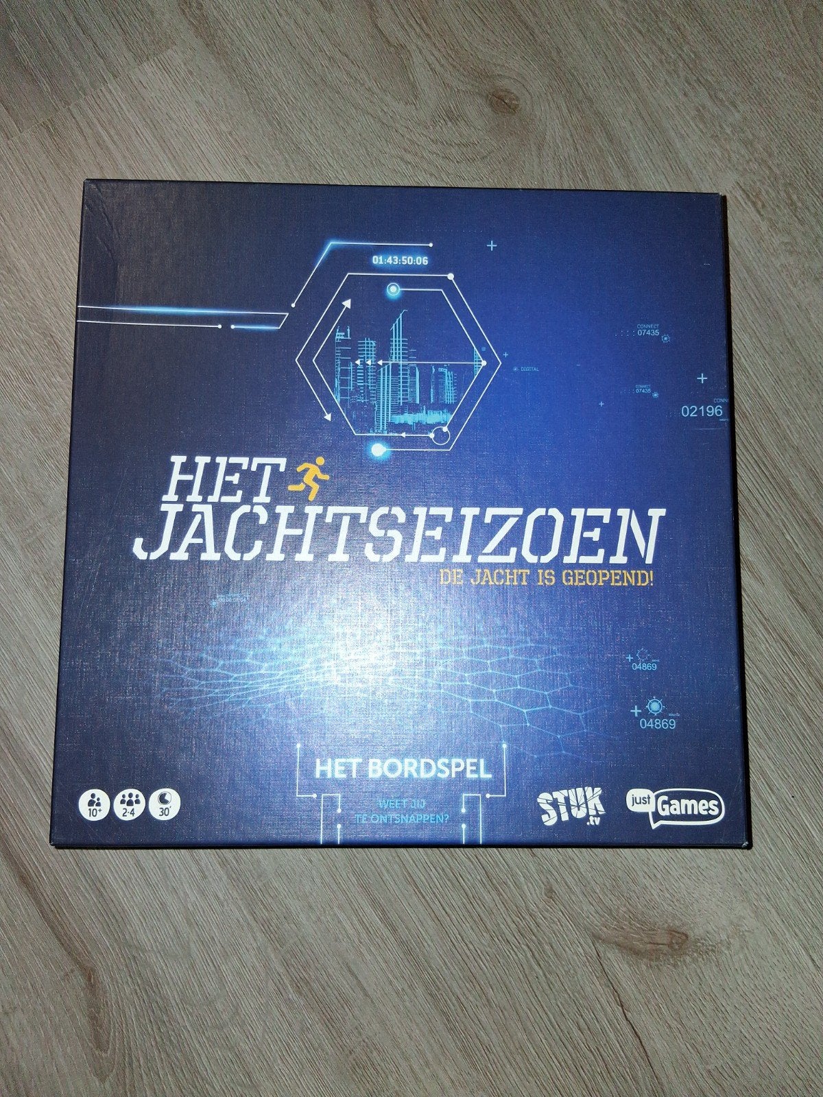 Het Jachtseizoen Bordspel - StukTV, Drie of vier spelers, Ophalen of Verzenden, Zo goed als nieuw, Just Games