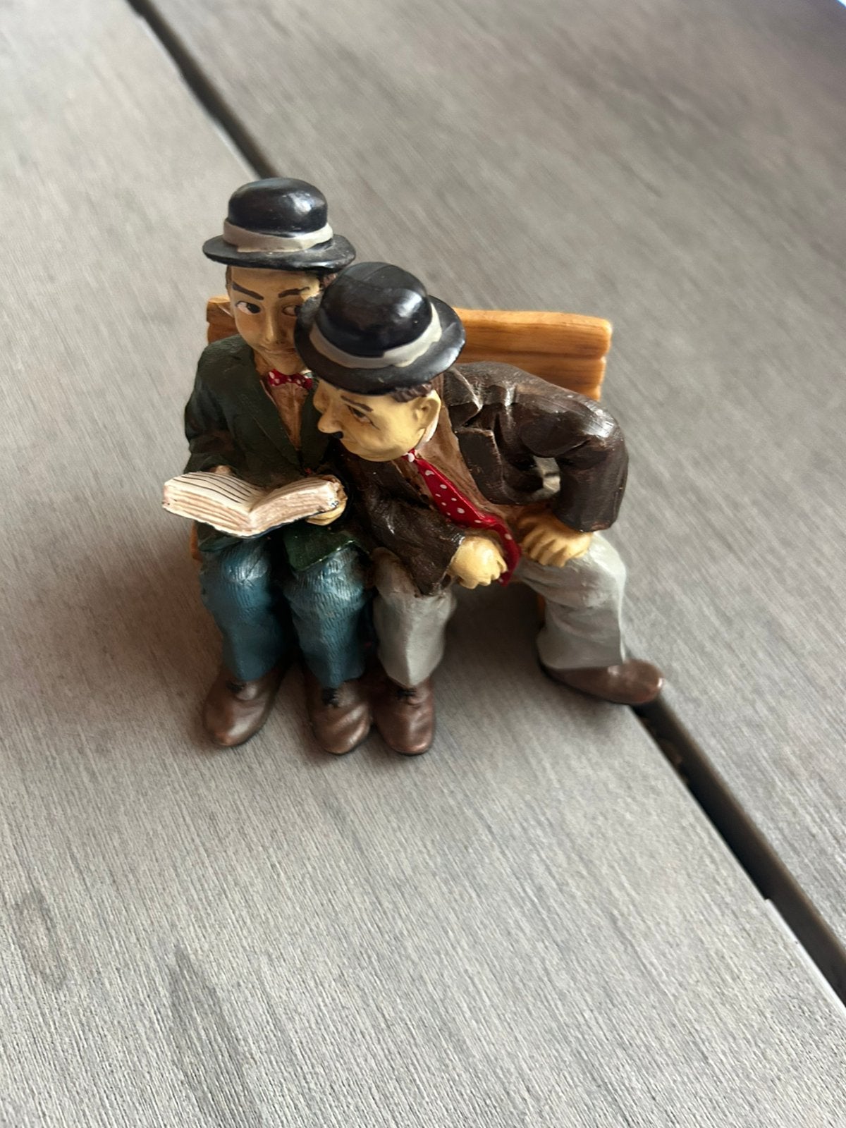Beeldje de dikke en dunne, Verzamelen, Beelden en Beeldjes, Ophalen, Gebruikt