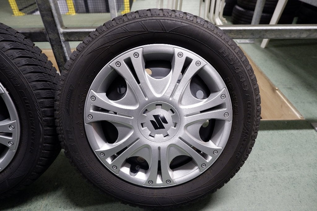 Winterbanden op velg voor Suzuki Swift, Ophalen, Gebruikt, 15 inch, 175 mm