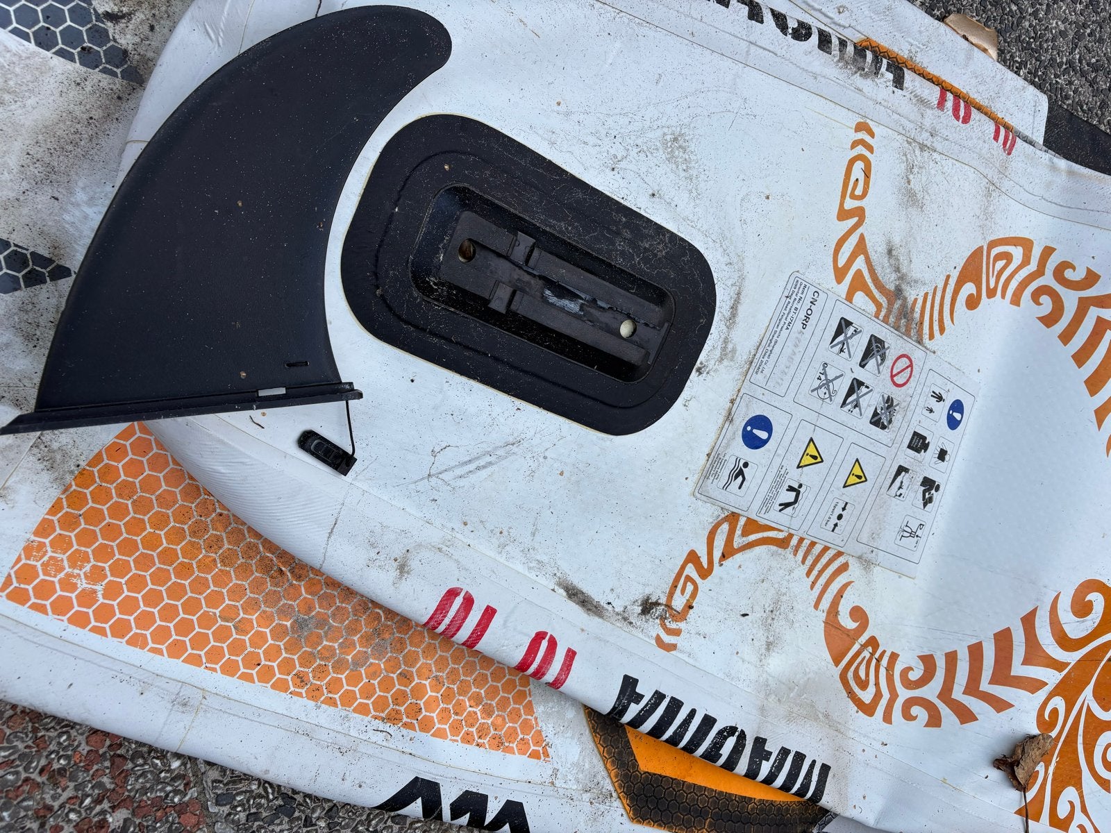 SUP board met pomp, peddel en vin - Magma, Ophalen, Gebruikt, SUP-boards
