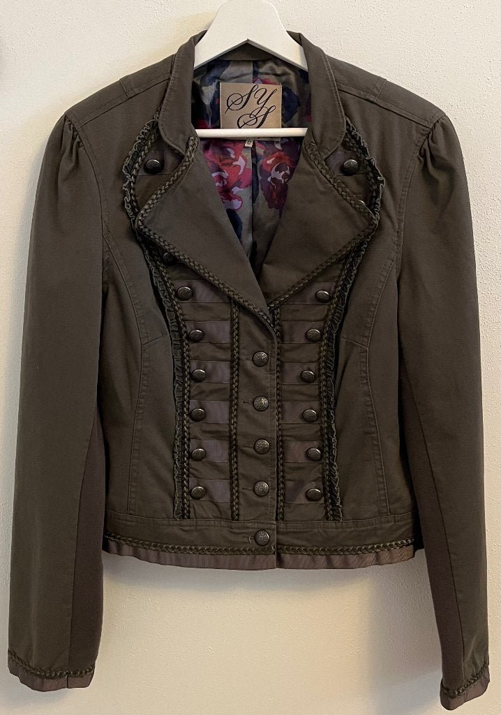 STEPS LYL kort grijs jasje - NIEUW, Kleding | Dames, Jasjes, Kostuums en Pakken, Maat 38/40 (M), Steps by LyL, Nieuw, Ophalen of Verzenden