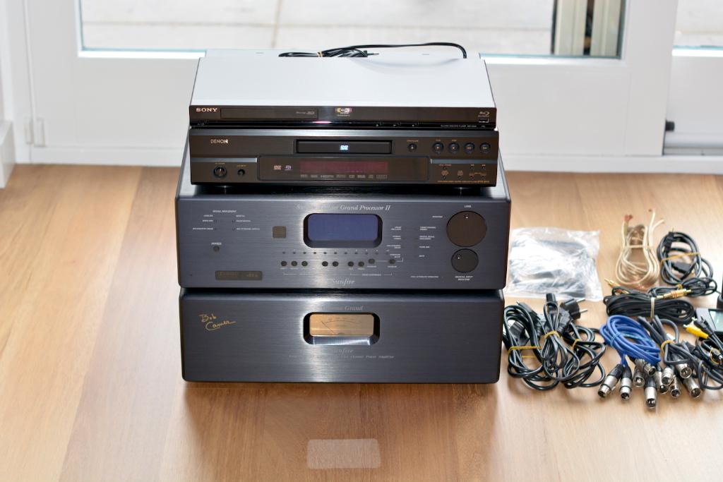 Sunfire Theater - Cinema Grand Signature - Denon - Sony set, Ophalen of Verzenden, Zo goed als nieuw, Overige merken