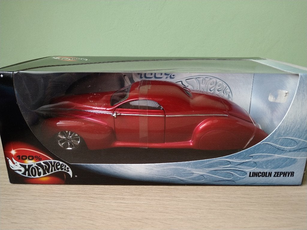 Lincoln Zephyr Hot Wheels 1:18 Sealed in box Zeldzaam!!!, Ophalen of Verzenden, Nieuw, Auto, Hot Wheels