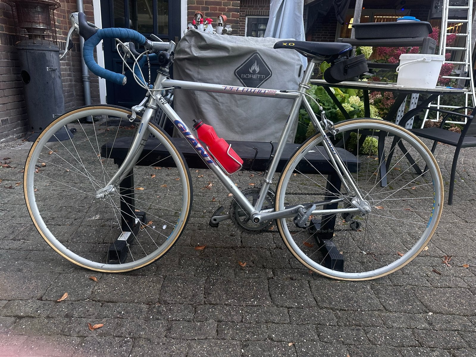 Vintage Giant racefiets banden lek, Ophalen, 28 inch, Gebruikt, 10 tot 15 versnellingen