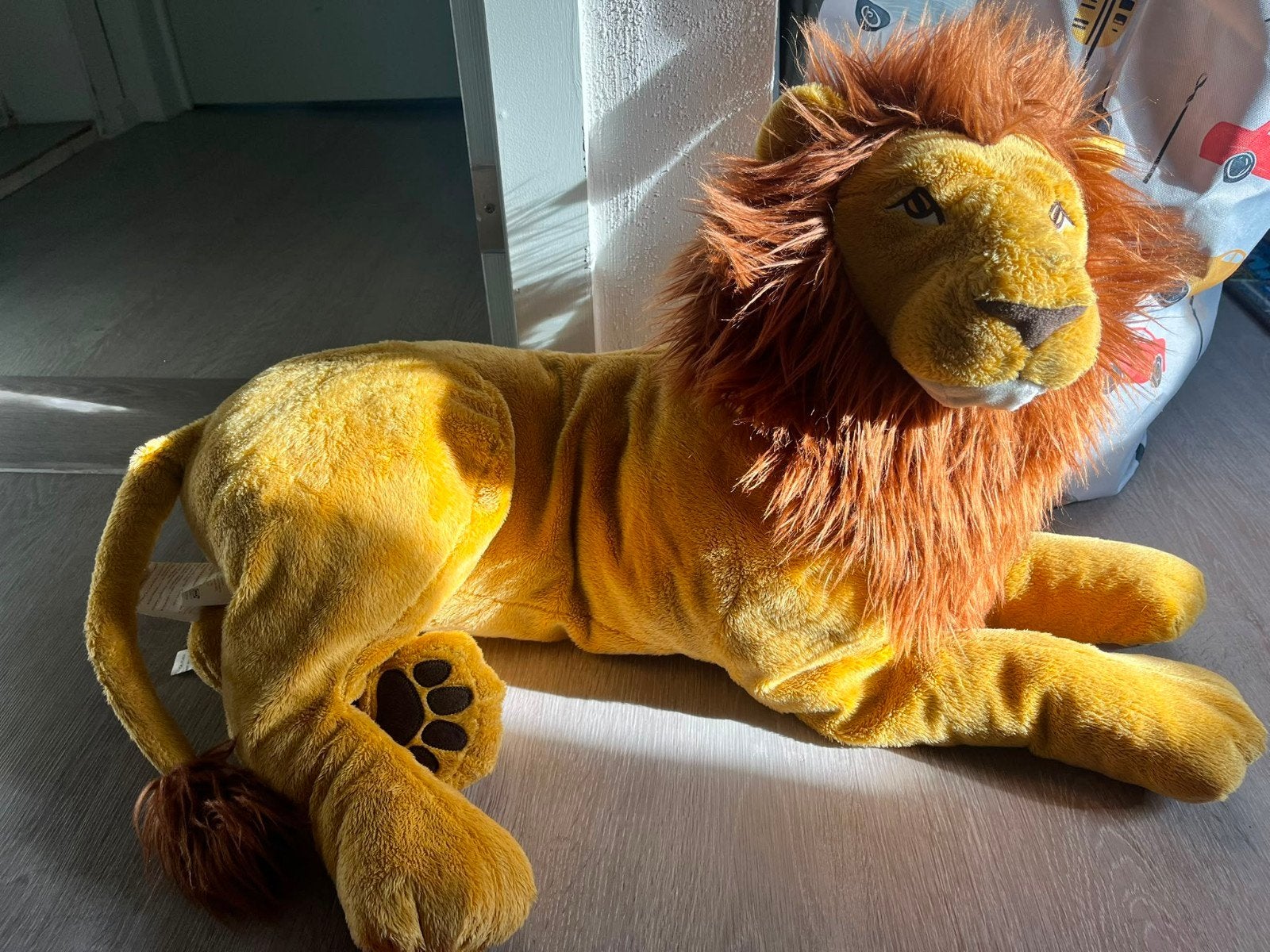 Leuke knuffels: aap, leeuw en giraf, Ophalen, Gebruikt, Middelgroot (20 tot 80 cm), Bruin