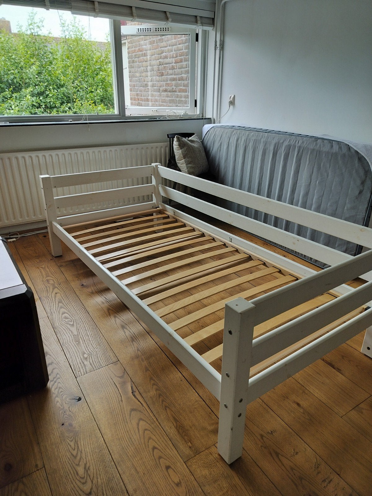 Hoppekids ECO Dream Bed 90x200, Ophalen, 90 cm, Eenpersoons, Wit