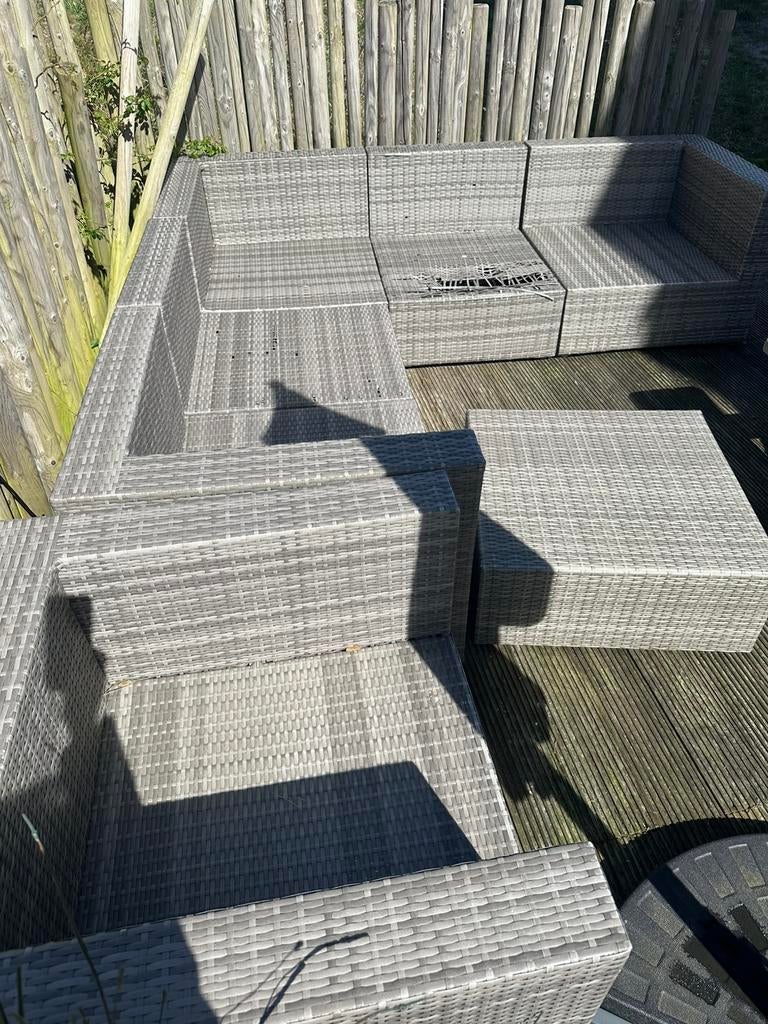 Forza Barolo/ROUGH C hoek loungeset 5 zitplaatsen, Tuin en Terras, Tuinsets en Loungesets, Ophalen, Gebruikt, 6 zitplaatsen, Loungeset