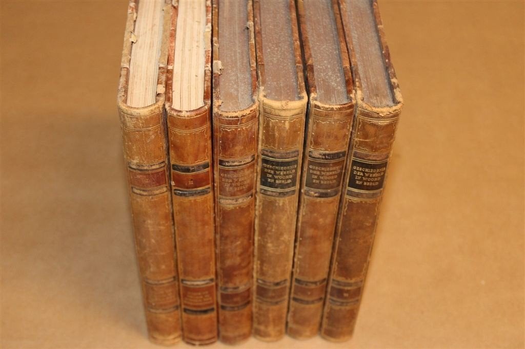Wereldgeschiedenis [1928] — Compleet 6 Delen, Antiek en Kunst, Ophalen of Verzenden