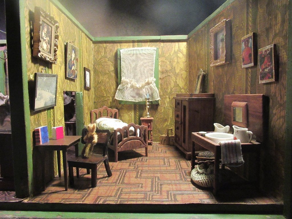 antieke toilettafel - poppenhuis - verzenden kan, Ophalen