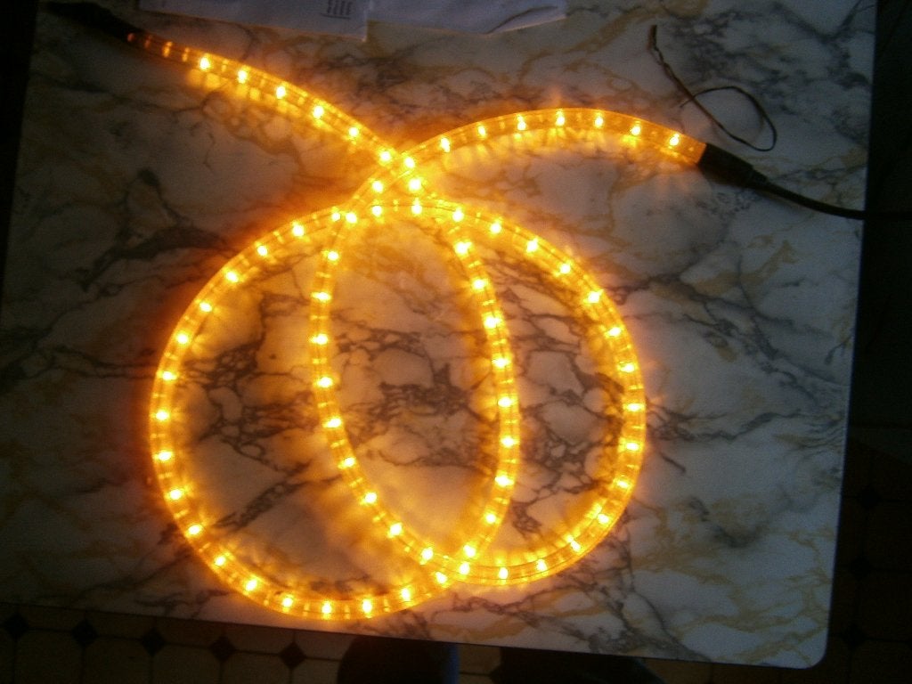 2 meter plastic "neon" light, 1m aansluitkabel, 230V 48 Watt, Ophalen, Gebruikt, Licht, Kleur