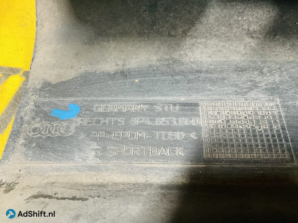 Zijskirt Audi A3 8P RS3 Rechts 8P4853860 Dorpel 2-L7-10425T, Bumper