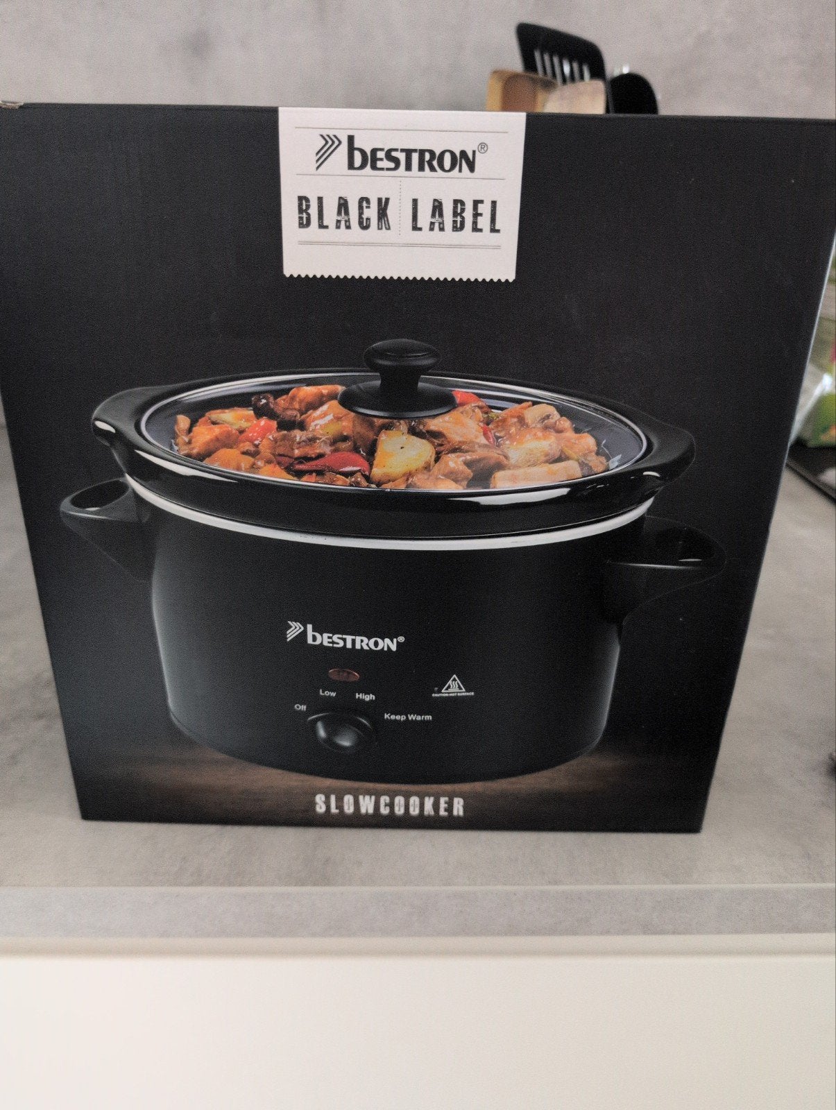 Bestron Black Label Slowcooker 3.5L - Nieuw in doos, Ophalen of Verzenden, Vaatwasmachinebestendig, Nieuw