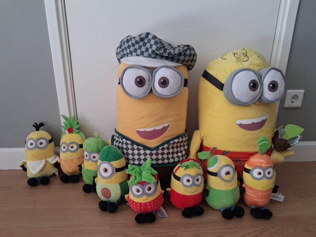 Minions knuffel collectie, Overige karakters, Ophalen of Verzenden, Zo goed als nieuw, Overige typen