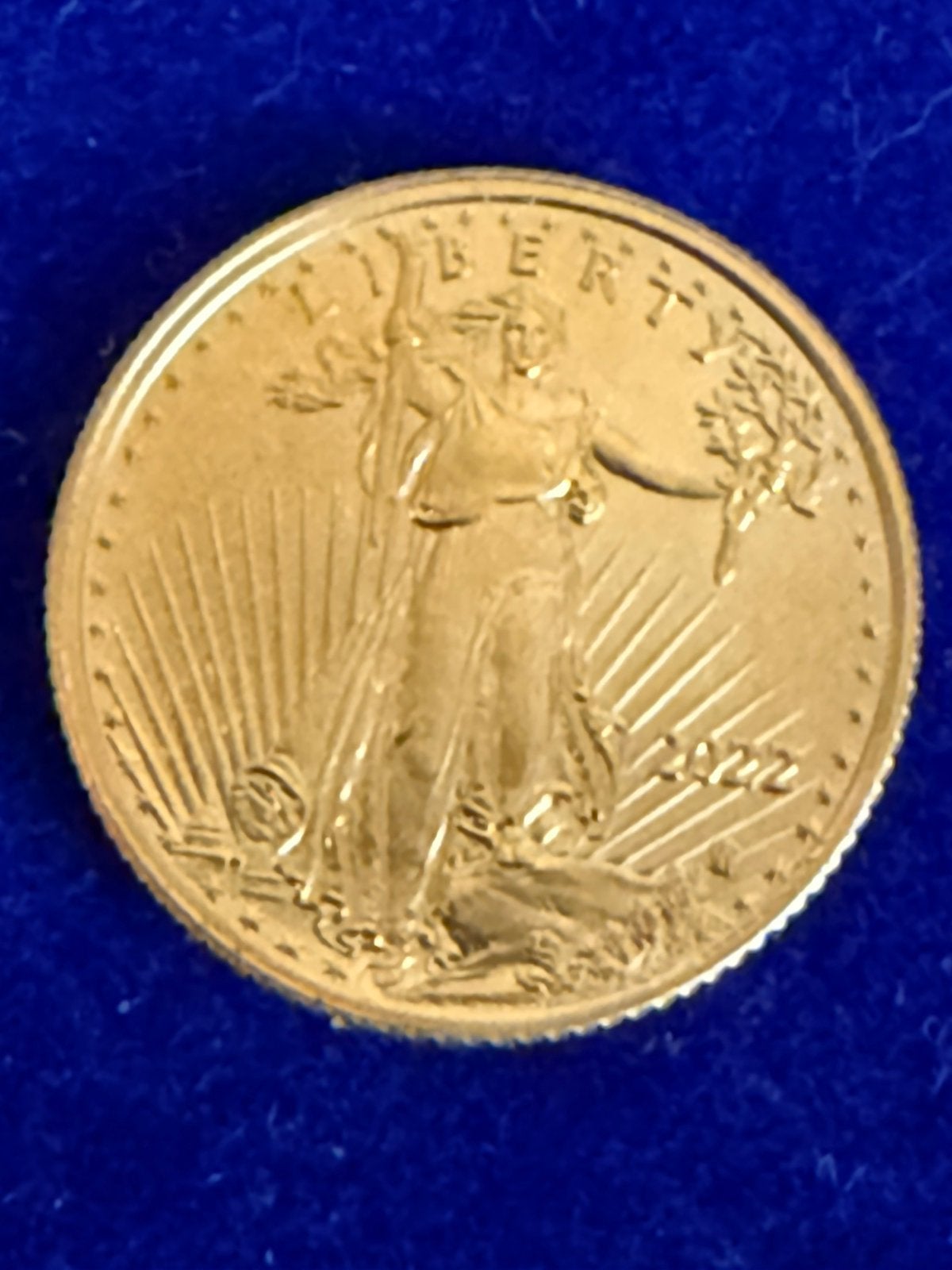 Gouden 1/10 oz liberty eagle, Ophalen of Verzenden, Goud