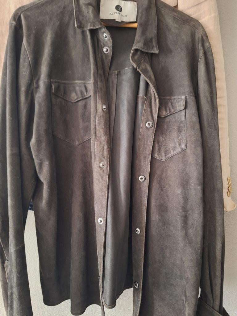 Shirt van suede (geit) soepel xxl maar valt  L, Ophalen of Verzenden, Nieuw, Overige maten