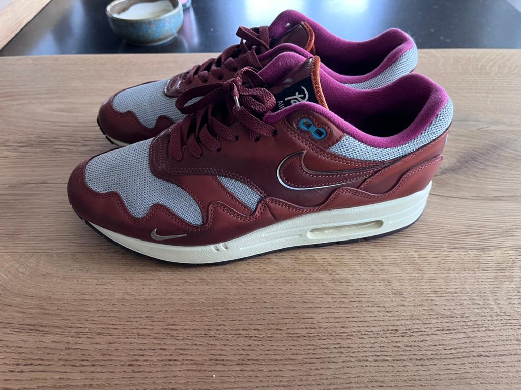 Nike air max patta 44,5, Kleding | Heren, Schoenen, Ophalen of Verzenden, Zo goed als nieuw, Bruin, Sneakers of Gympen
