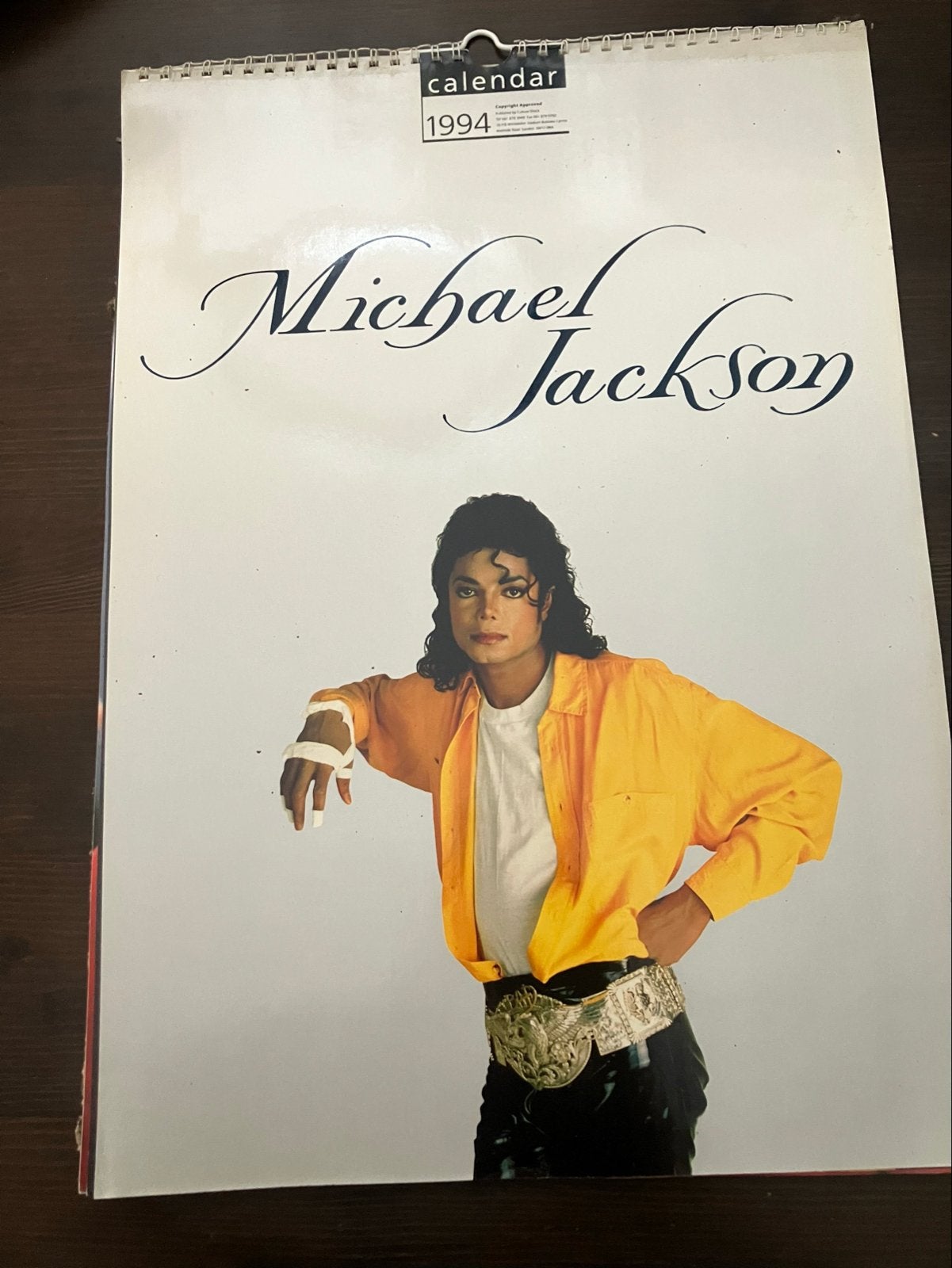 Michael Jackson kalender 1994, Verzenden, Boek, Tijdschrift of Artikel