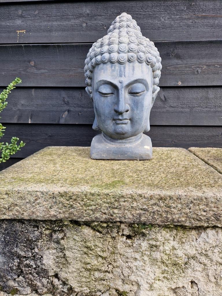 Tuinbeeld boeddha, Tuin en Terras, Ophalen of Verzenden, Steen