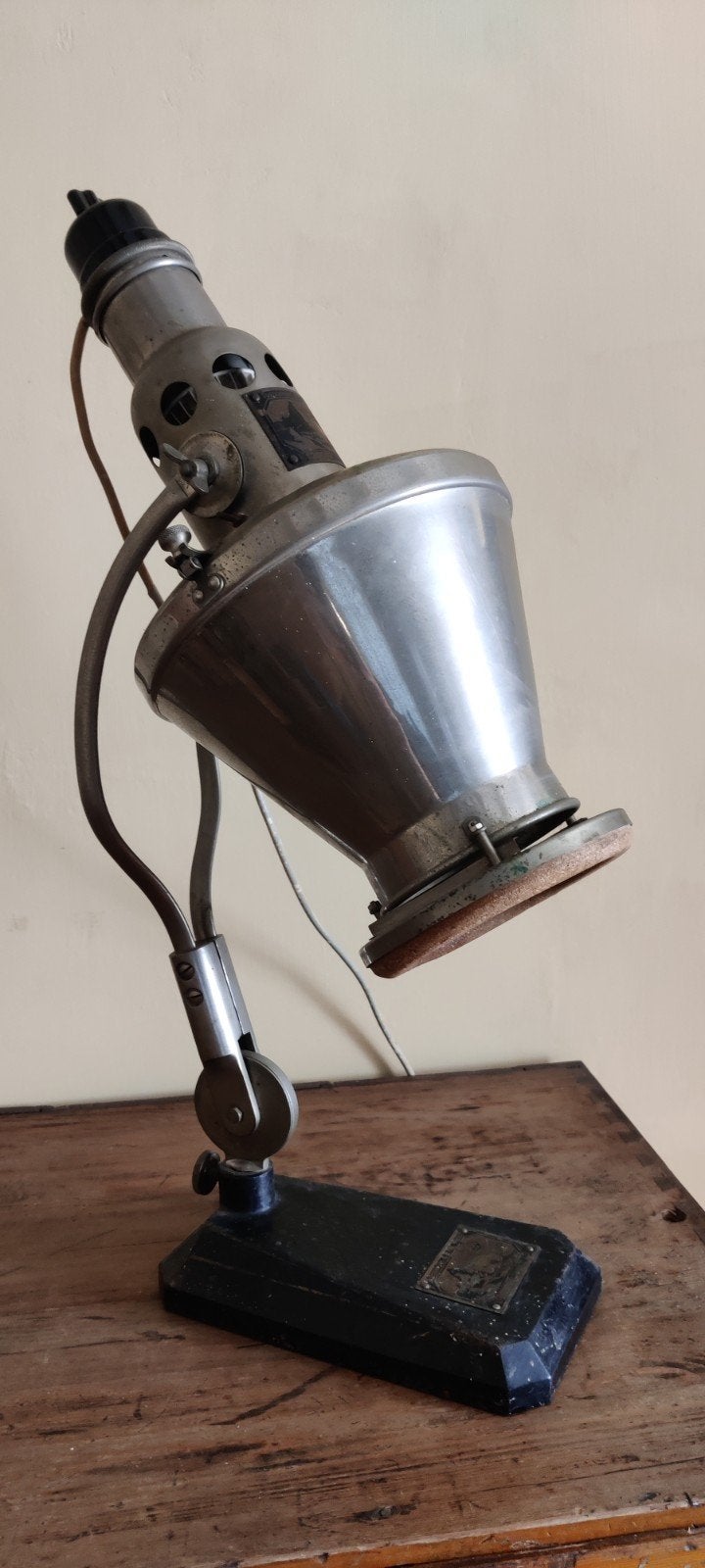 Vintage Original Hanau Lamp - Medische industriële lamp, Ophalen of Verzenden