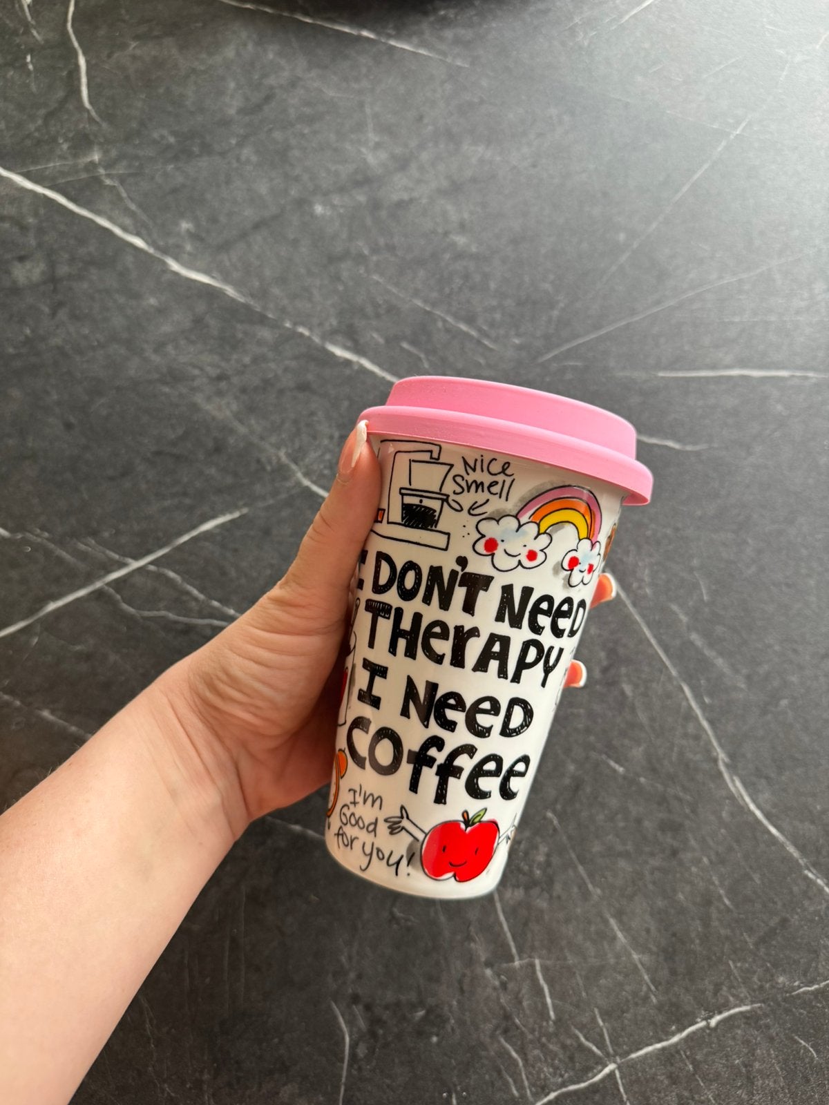Blond Amsterdam koffie beker, Huis en Inrichting, Keuken | Servies, Ophalen of Verzenden, Zo goed als nieuw, Overige stijlen, Kop(pen) en/of Schotel(s)