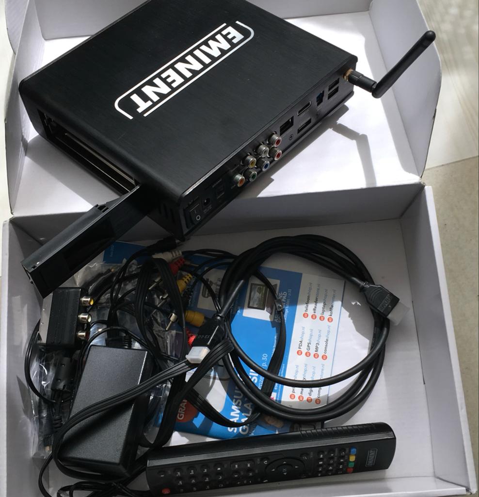Eminent EM7285 HD Media Player met WiFi en afstandsbediening, Ophalen of Verzenden, Zo goed als nieuw, HDMI, Zonder harde schijf