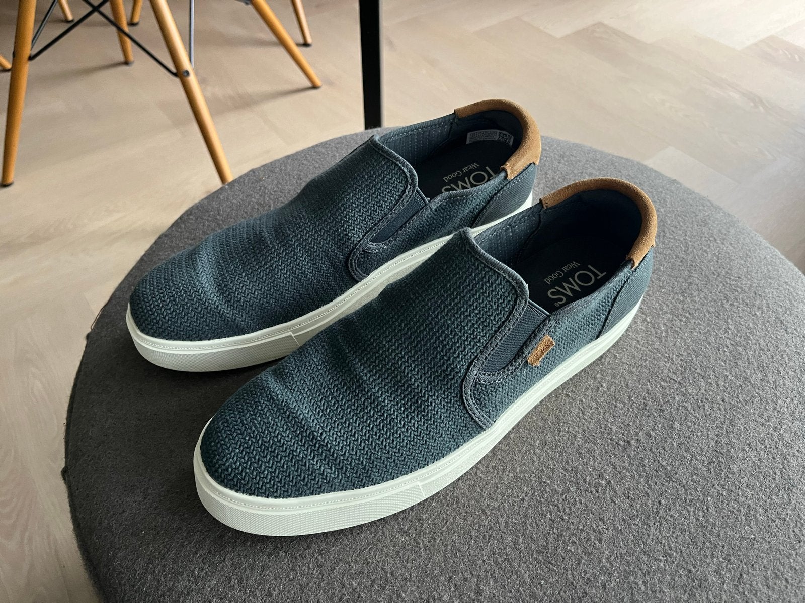 Toms Baja 2.0 donkerblauw mesh, maat 42,5, Ophalen of Verzenden, Zo goed als nieuw, Blauw, Espadrilles of Moccasins