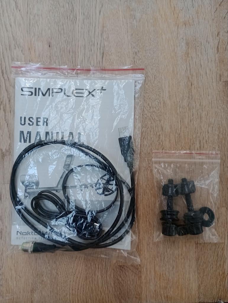 Nokta Makro Simplex+ met draadloze koptelefoon Tweedehands, Hobby en Vrije tijd, Metaaldetectors, Overige merken, Gebruikt, Meer dan 30 cm