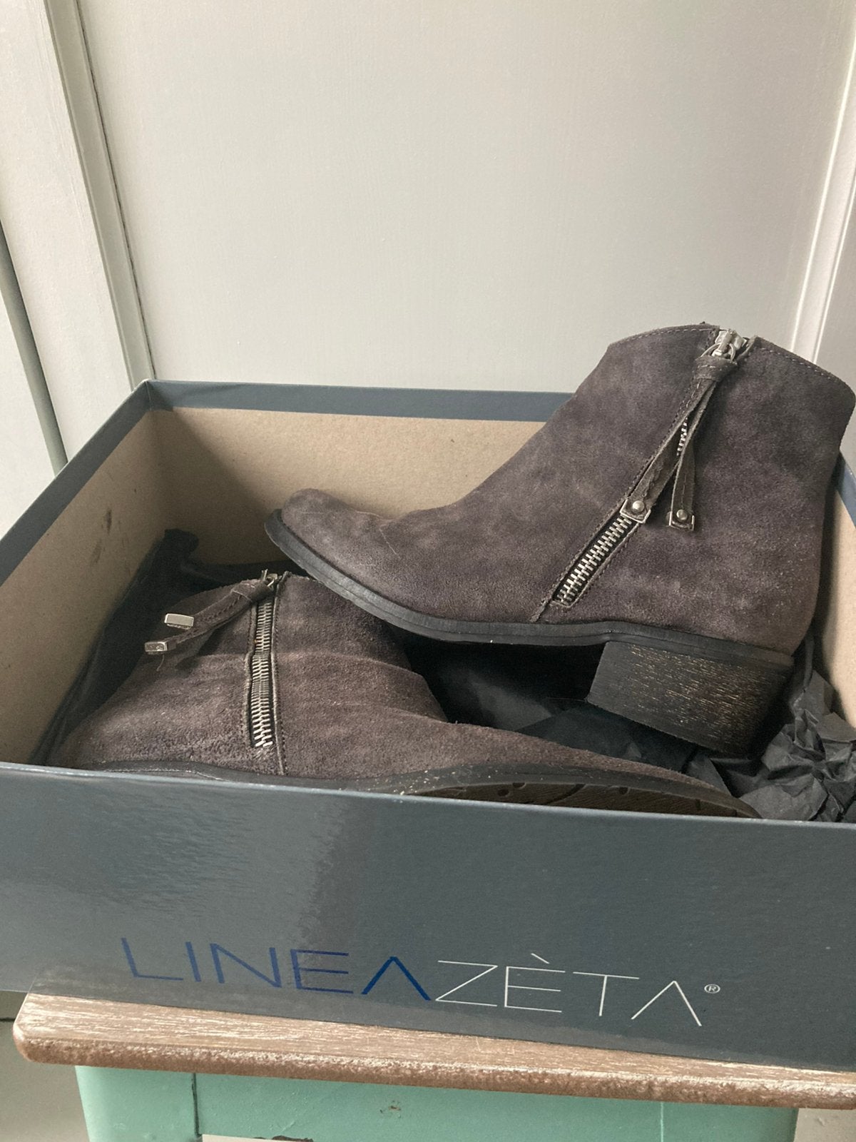 Enkellaarsjes van Linea Zeta maat 38 als nieuw, Lage of Enkellaarzen, Ophalen of Verzenden, Zo goed als nieuw, Linea Zeta