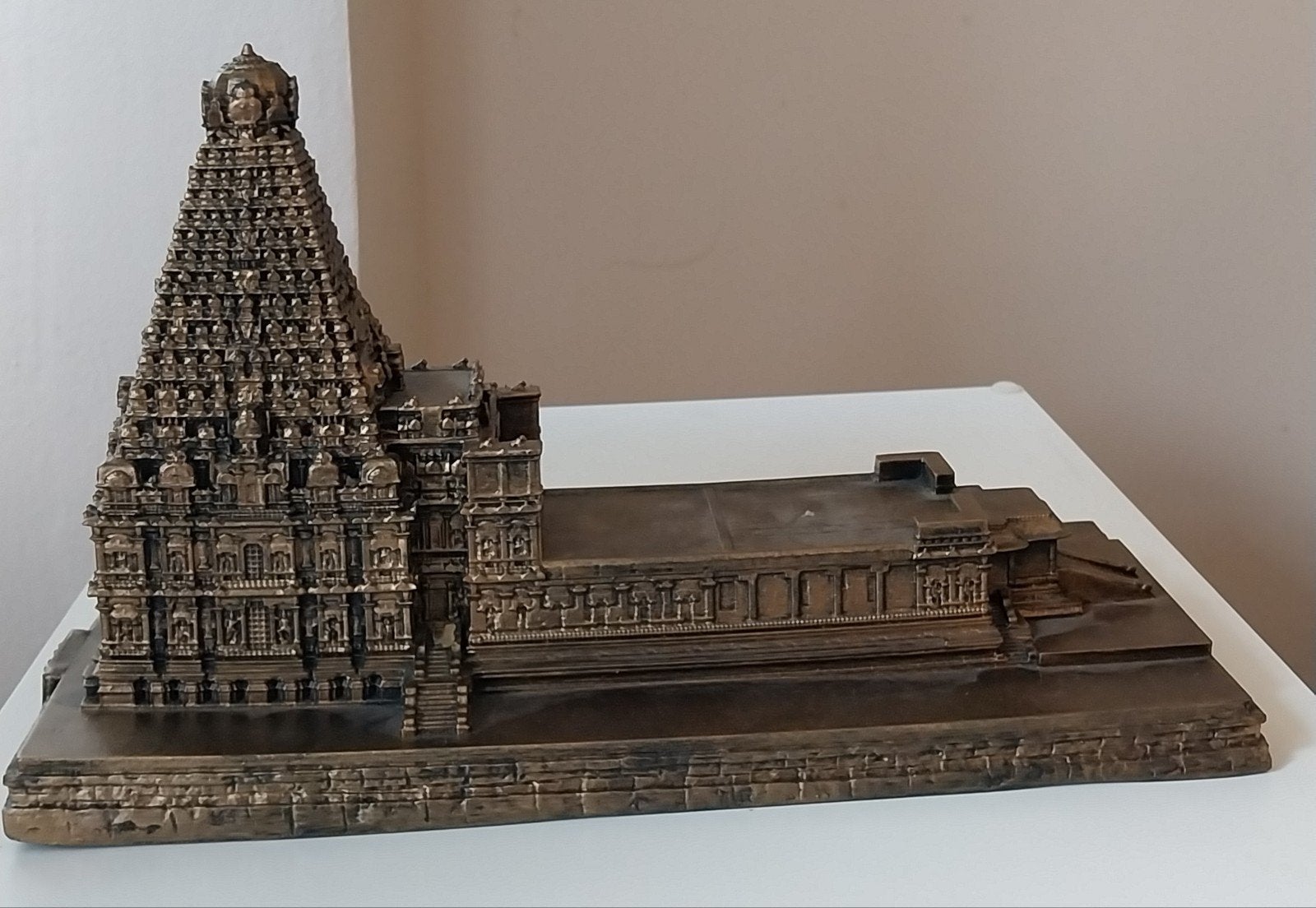 Brihadeeswarar Tempel Thanjavur Bronzen Sculptuur, Verzamelen, Religie, Ophalen of Verzenden, Nieuw, Beeld(je), Hindoeïsme