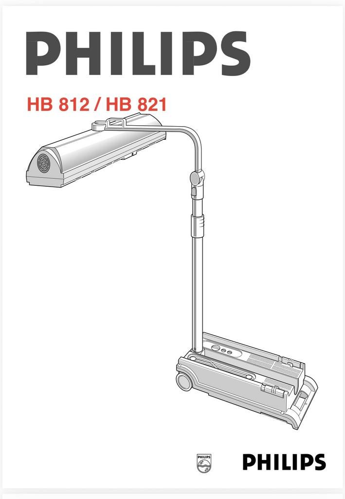 Philips Sunmobile HB812 Zonnehemel - Inklapbaar, Ophalen, Gebruikt, Zonnebank enkelzijdig, Minder dan 10 lampen
