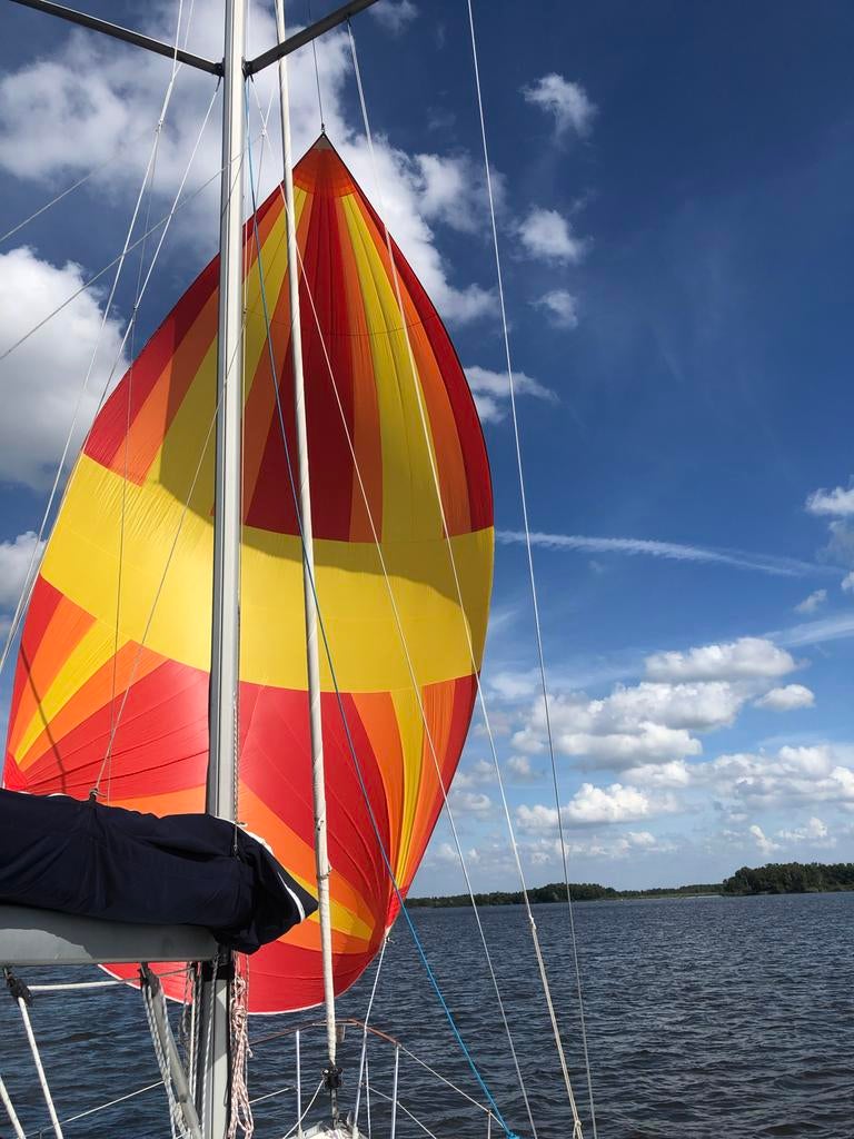 Kleurrijke Spinnaker - Zo goed als nieuw, 30 tot 60 m², Spinnaker, Ophalen of Verzenden, Zo goed als nieuw