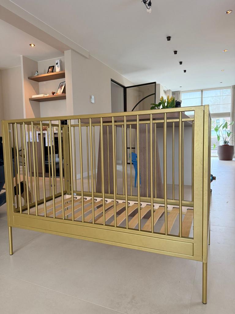 Coming kids ledikant Bliss goud sun 60x120, Ophalen, Zo goed als nieuw, Ledikant