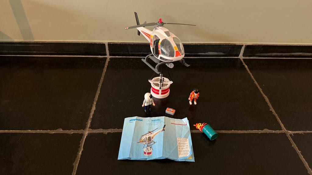 Playmobil helikopter 5542, Ophalen of Verzenden, Gebruikt