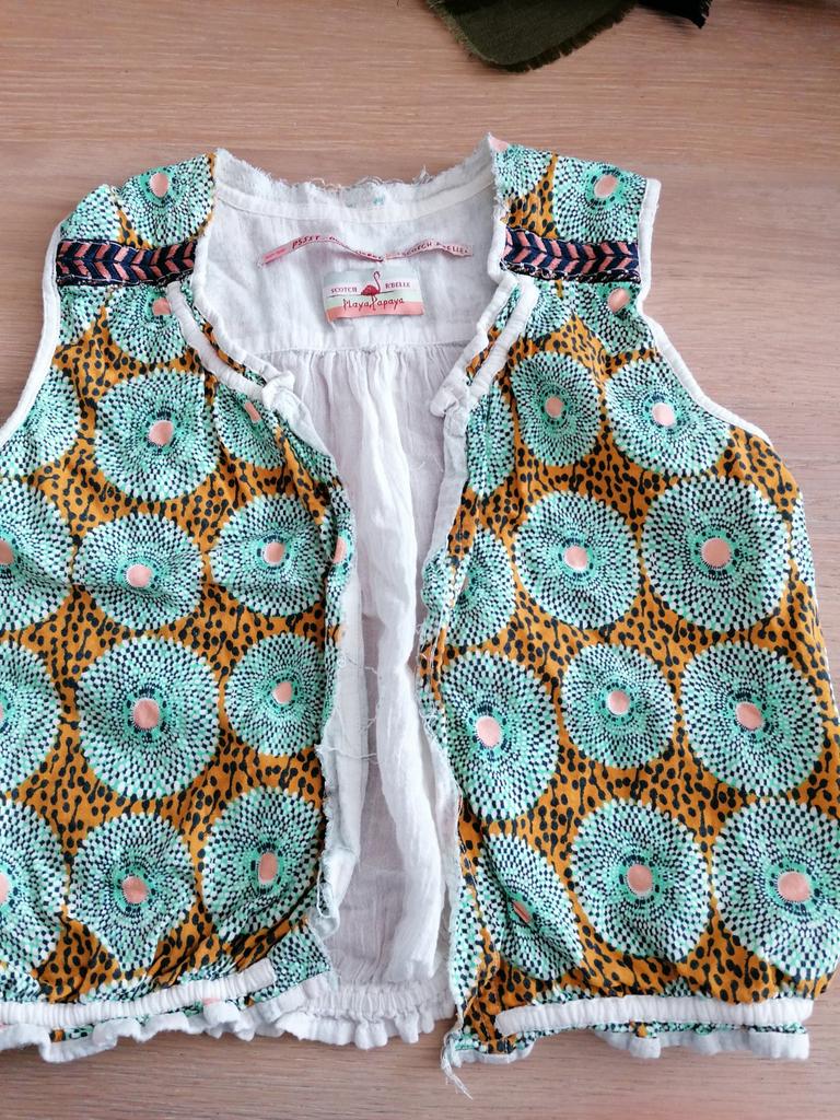 Scotch r Belle gilet Mt 14,kan wat eerder, Ophalen of Verzenden, Zo goed als nieuw, Meisje, Trui of Vest