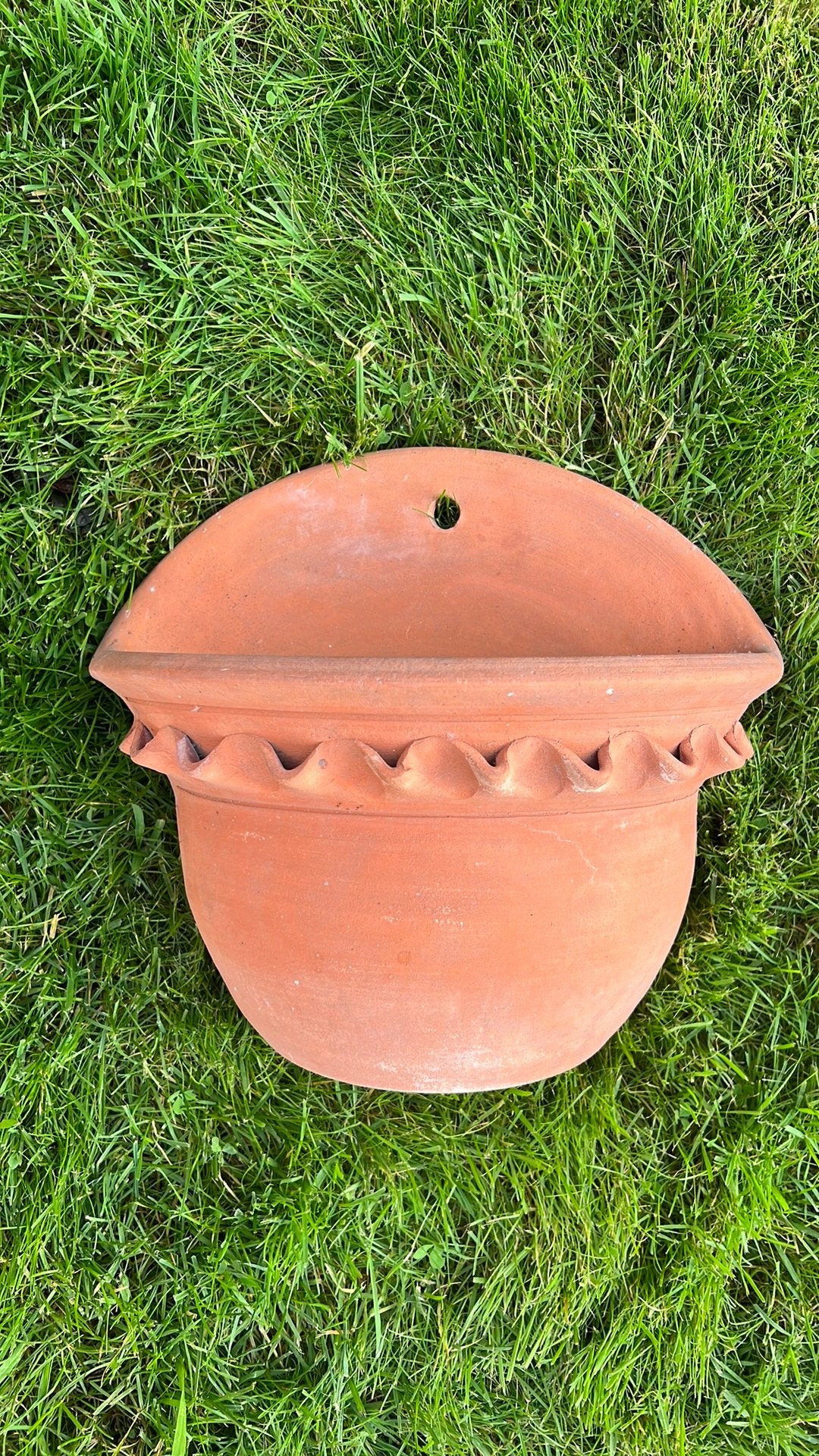 Hangende bloempot terracotta, Ophalen, Steen, Gebruikt, Minder dan 30 cm
