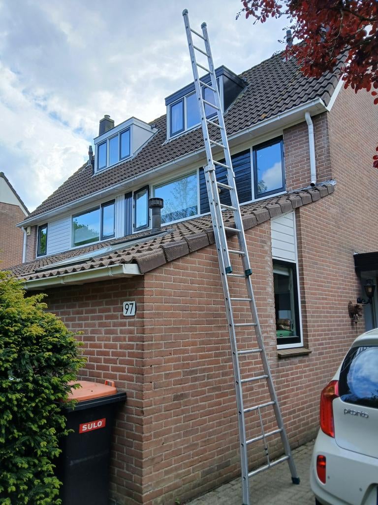 Grote ladder, Ophalen, Gebruikt, Ladder, Opvouwbaar of Inschuifbaar