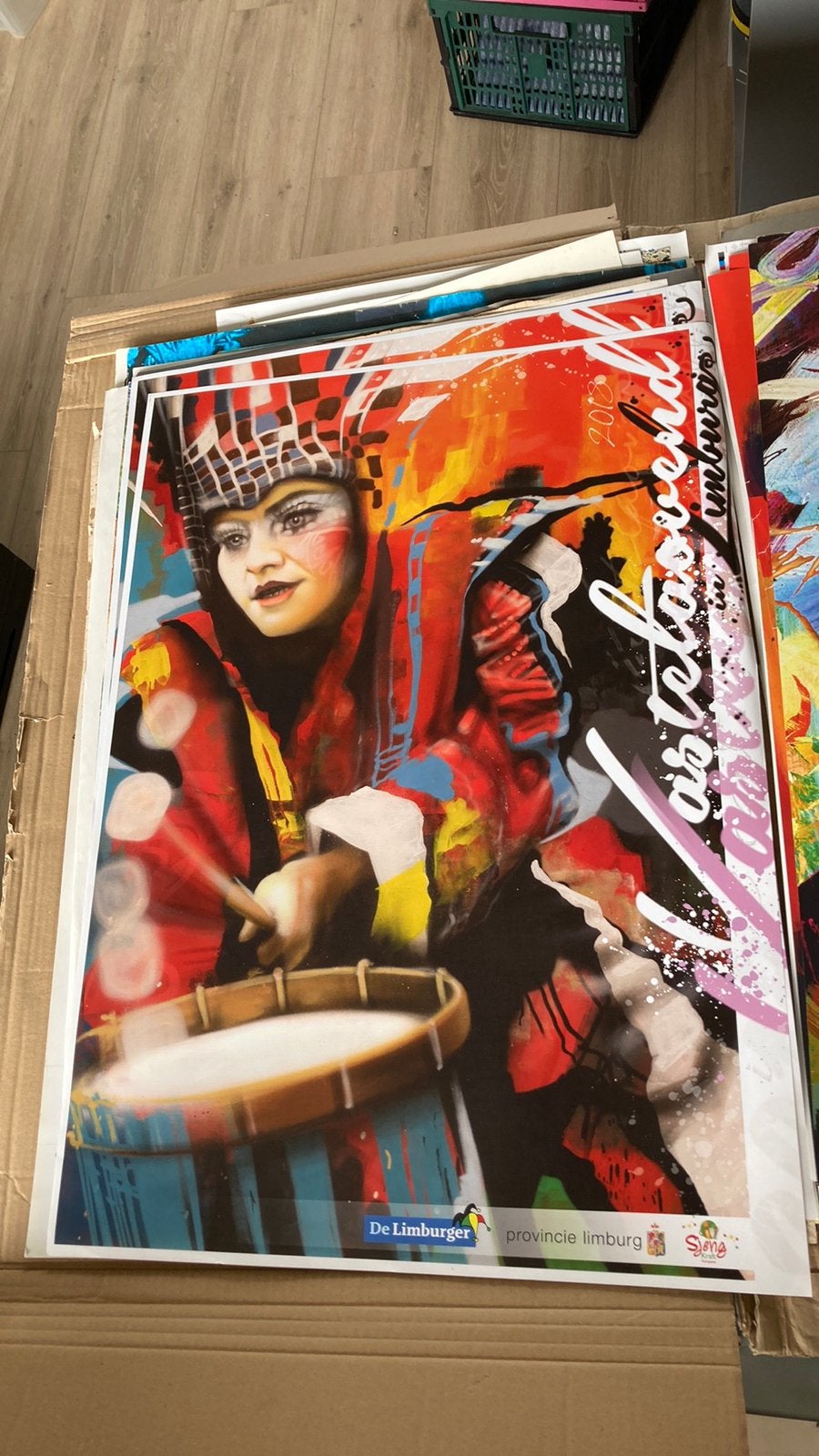 Carnavalsposter sjeng (vader beppie) kraft compenie, Cd's en Dvd's, Ophalen of Verzenden, Zo goed als nieuw, Streekmuziek