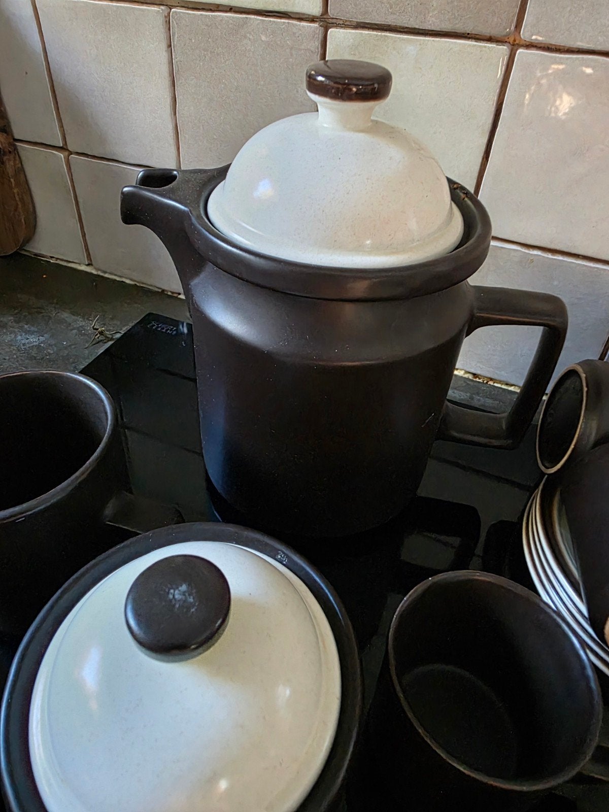 vintage koffie servies doverstone staffortshire, Ophalen of Verzenden